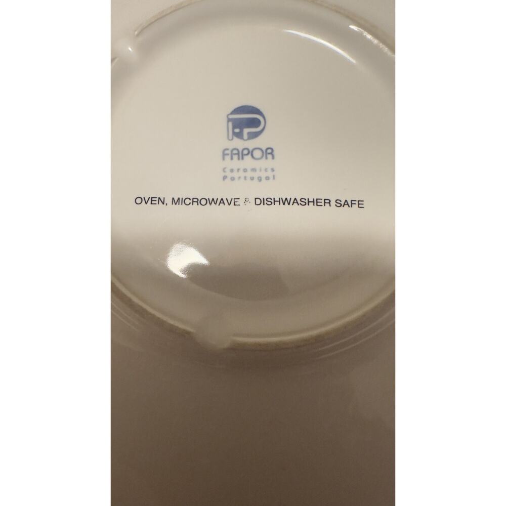 Fapor Ceramic Portugal Pizza Bake & Serve Plate Bowl Pizza Plate with Recipe - Picture 7 of 7